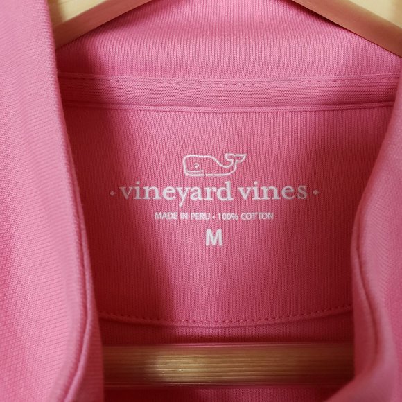 Vineyard Vines Pink Shep Quarter Zip Pullover M - Picture 7 of 9